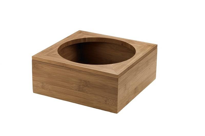 SUpporto quadrato in Bamboo