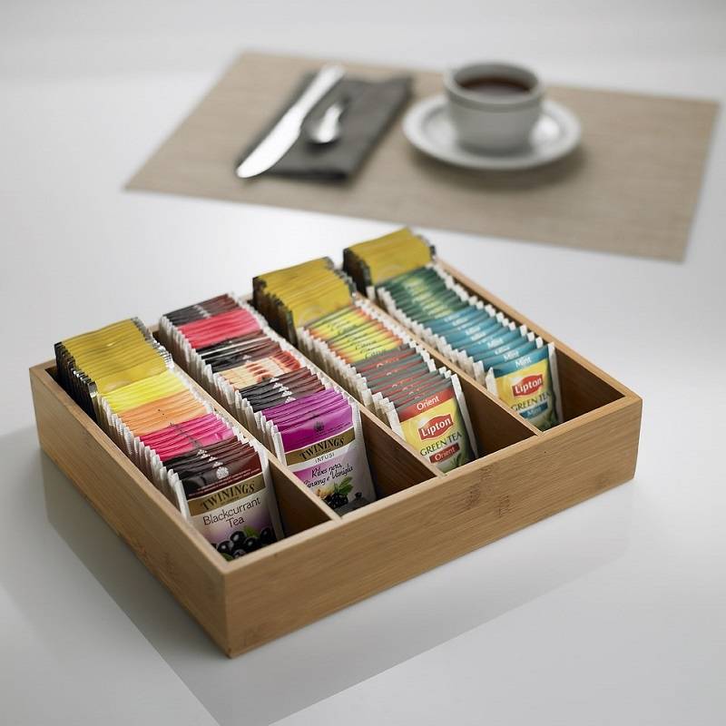 Porta bustine in Bamboo