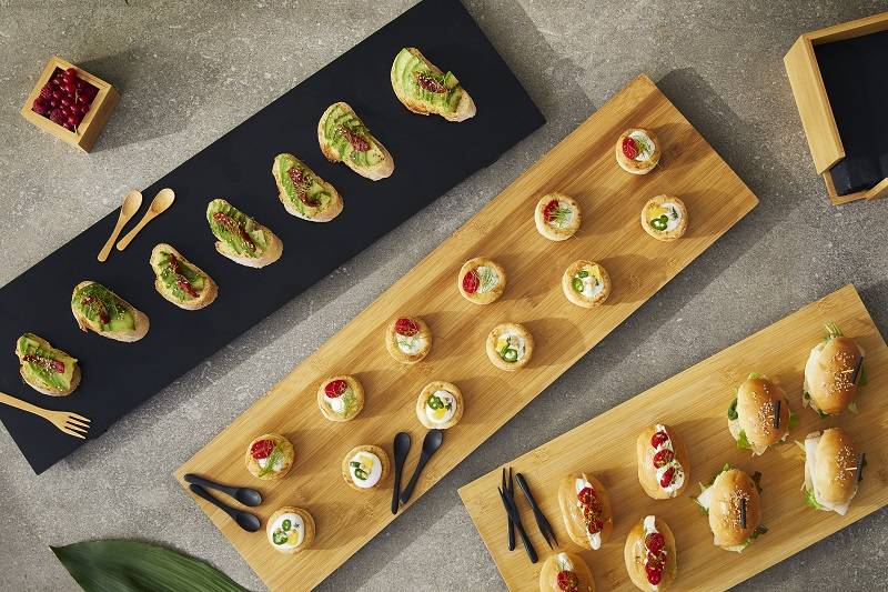 Vassoio Sushi Lungo in bamboo