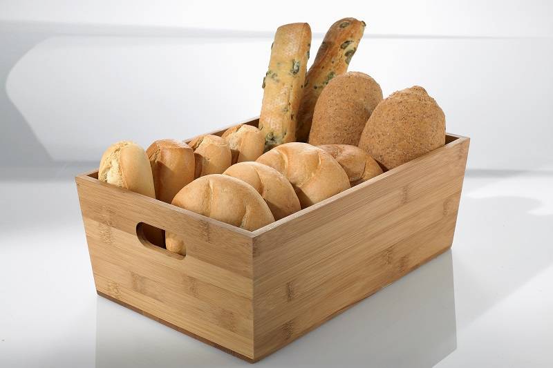 Cestino Rettangolare in Bamboo