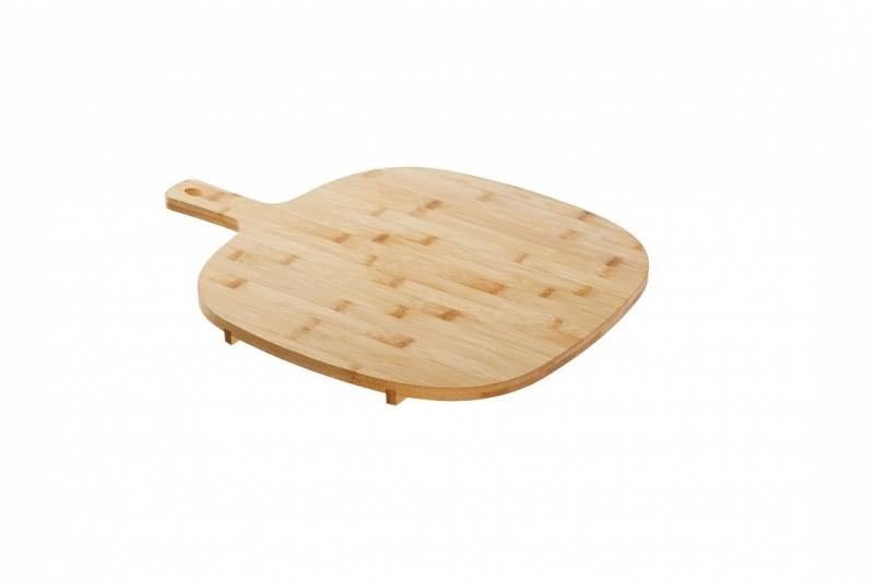Tagliere in bamboo con piedi e manico