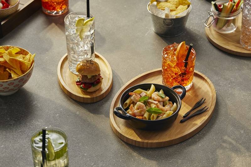 Vassoio Bali con bordi rialzati