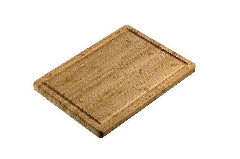 Tagliere in bamboo con scanalatura