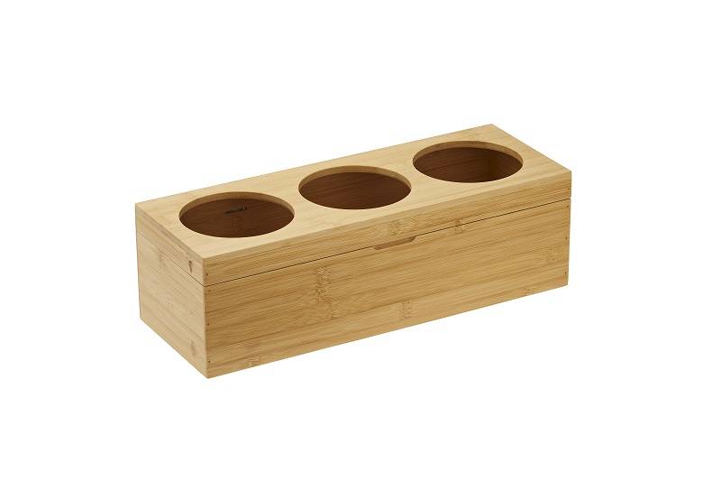 Porta bottiglie in bamboo