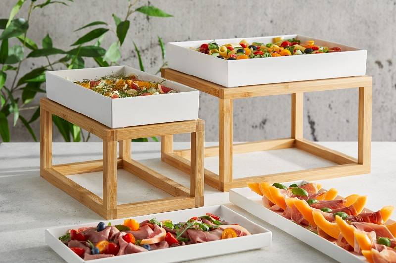 Set support GN bamboo con linea Venezia