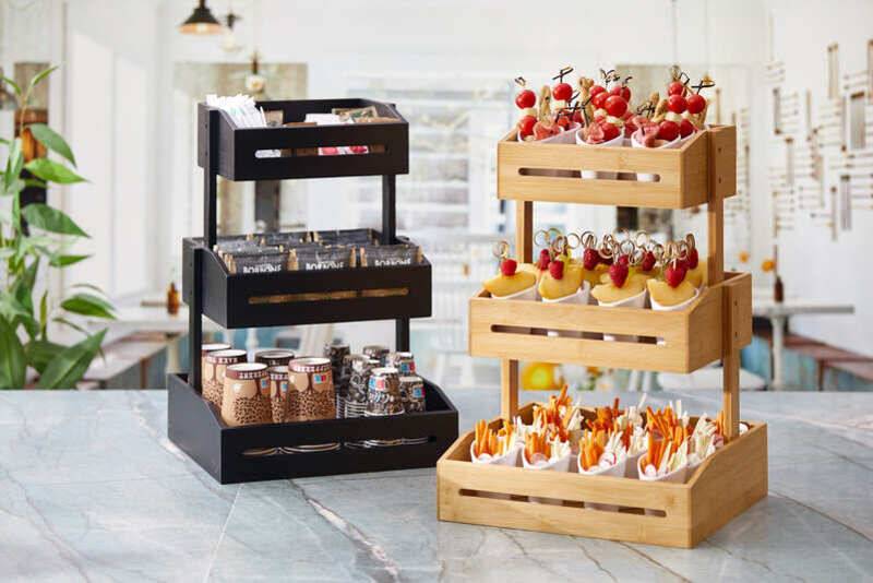 ESPOSITORE BUFFET IN BAMBOO