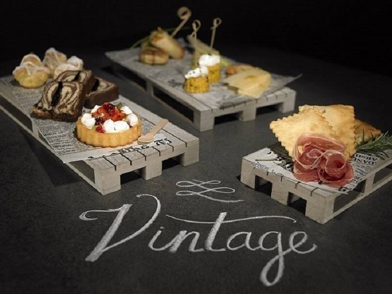 Bancalino Vassoio Decapato Bianco