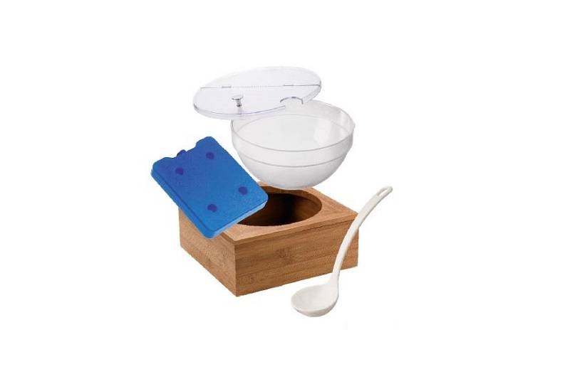 Set yougurtiera in bamboo