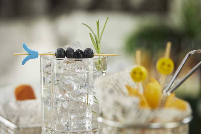 Spiedi in bamboo Flower di vari colori