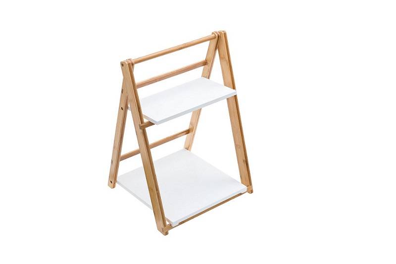 Alzatina Bianca in bamboo + melamina