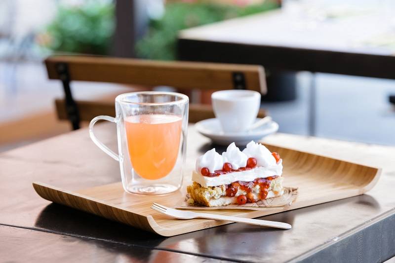 Vassoio Wave in bamboo