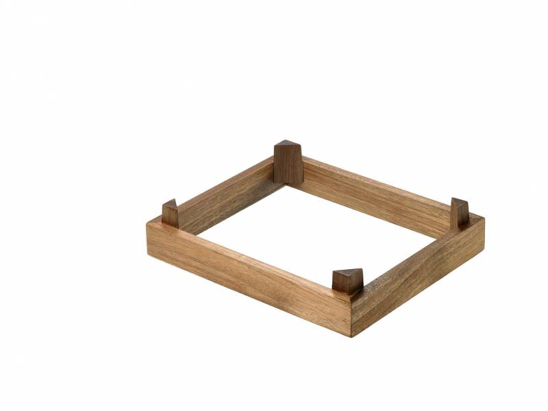 Modulo aperto impilabile in acacia