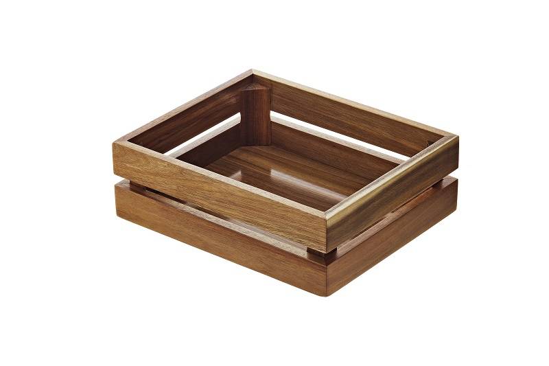 Modulo contenitore cassettina in acacia