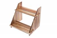 Set alzata buffet in acacia smontabile