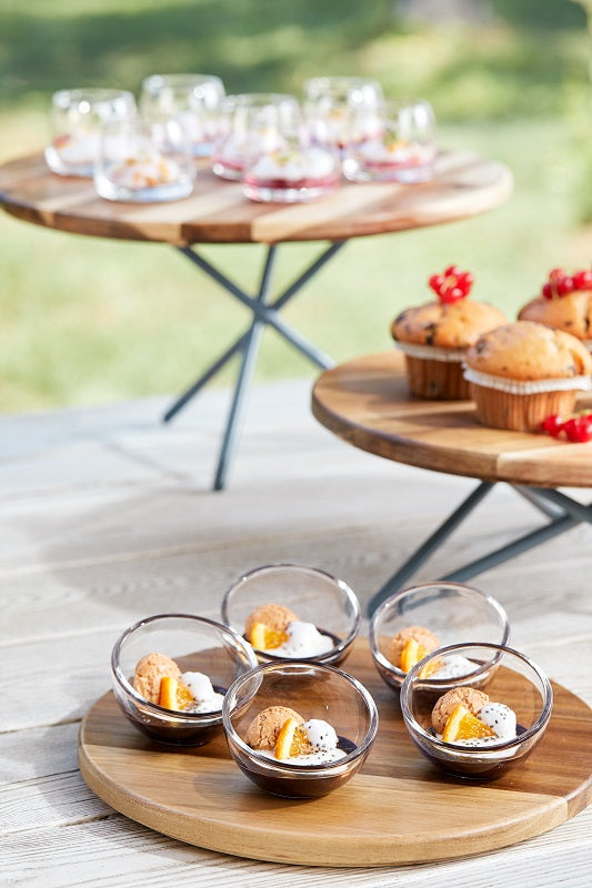 Tagliere in acacia rotondo