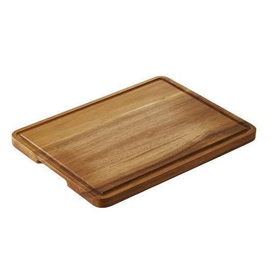 Tagliere in acacia con scanalatura