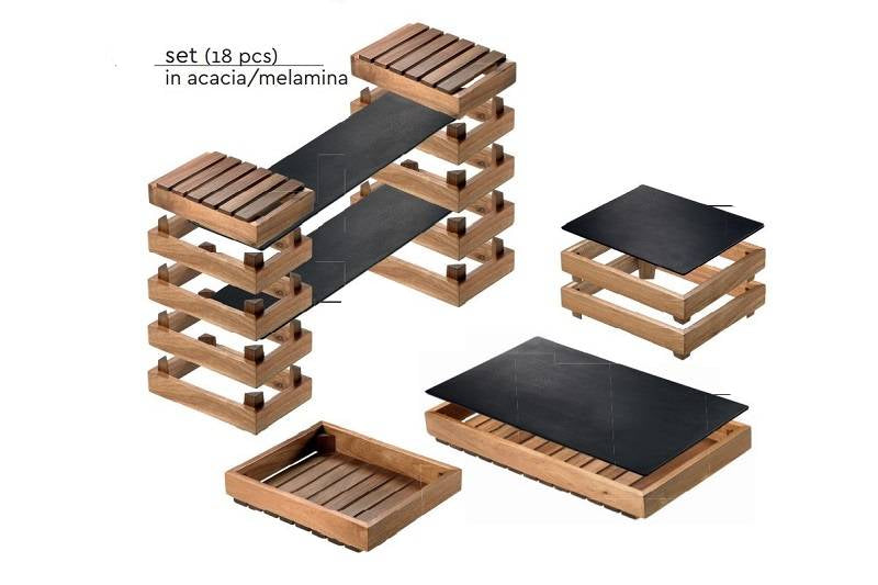 Set Buffet Linea Perfect 18 pezzi