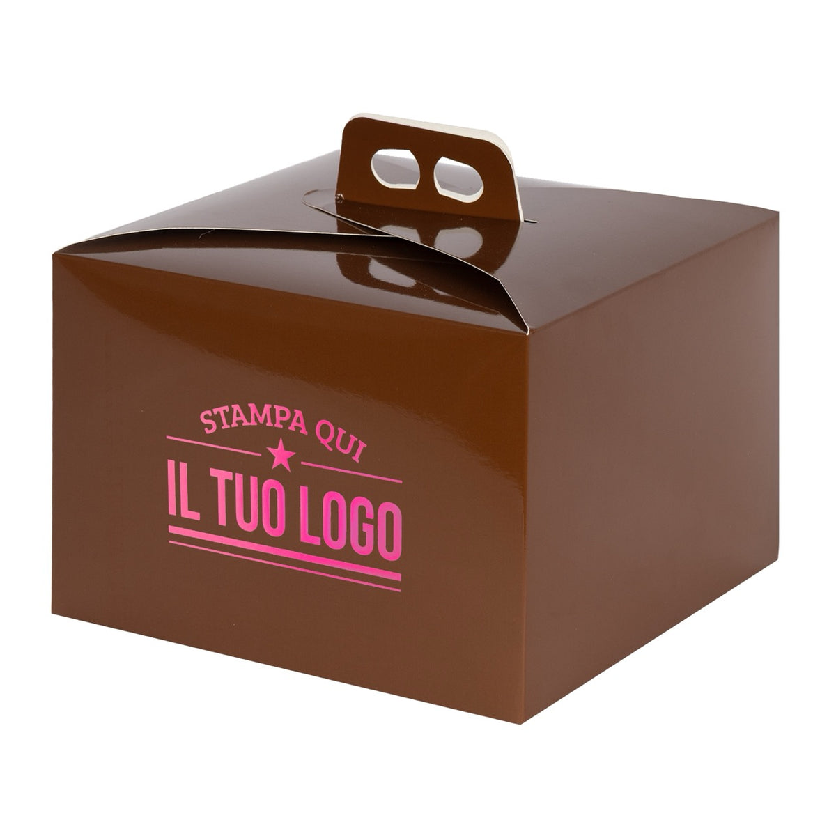 Boîte à panettone basse 1KG personnalisable