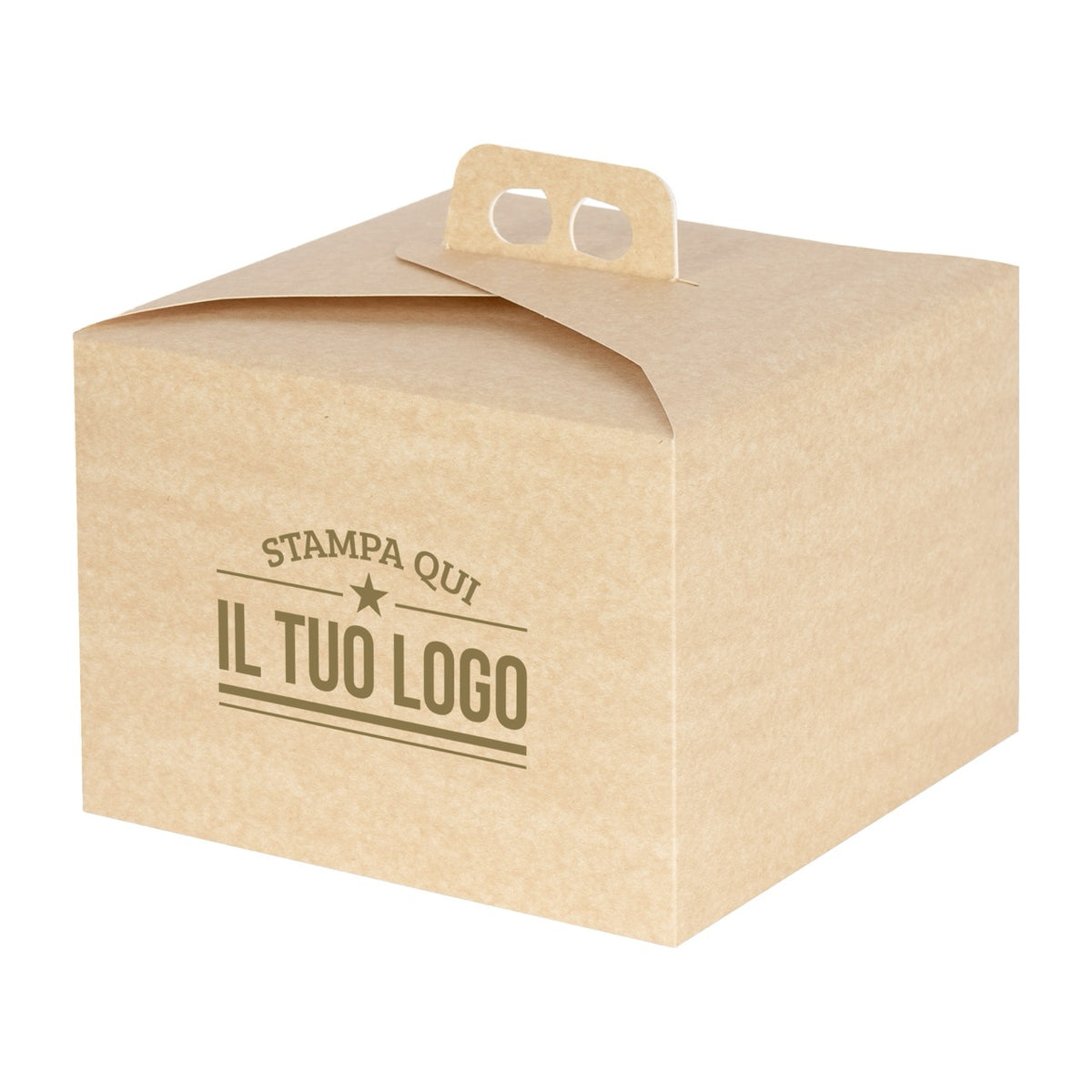 Boîte à panettone basse 1KG personnalisable