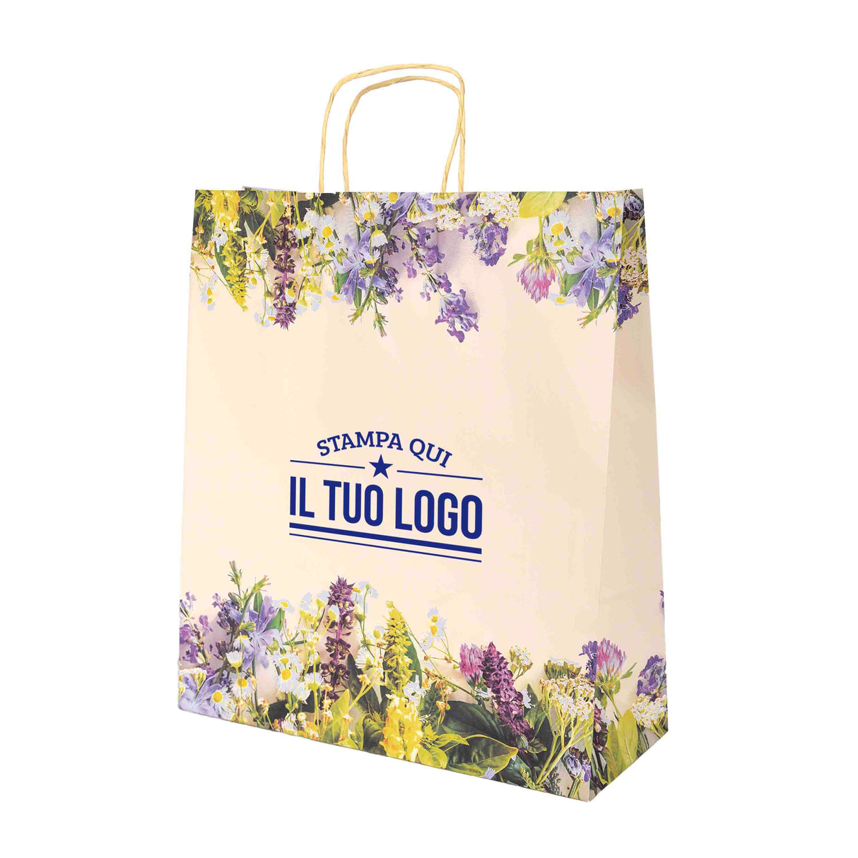 Shopper Carta Provenza colorate Personalizzabili