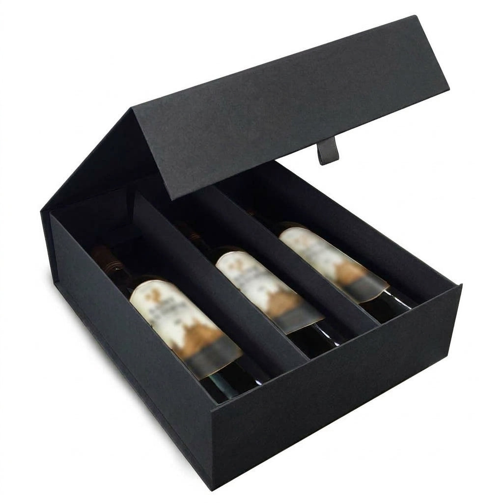 Boîtes pour Bouteilles de Champagne en Carton Rigide avec Aimant