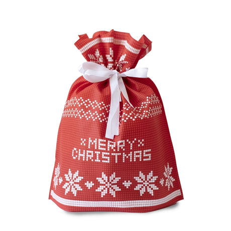 Sacchetto Tnt con Tirante Wool & Merry Christmas