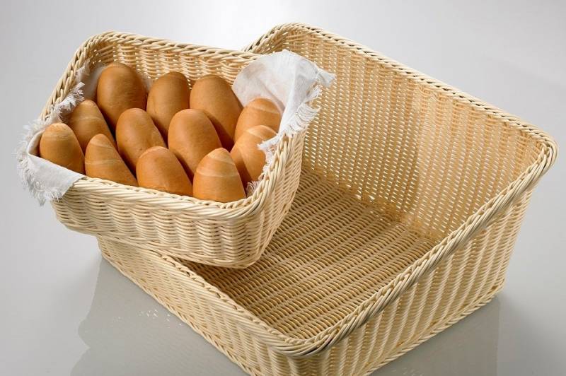 Cestino Pane inclinato Prestige in polipropilene