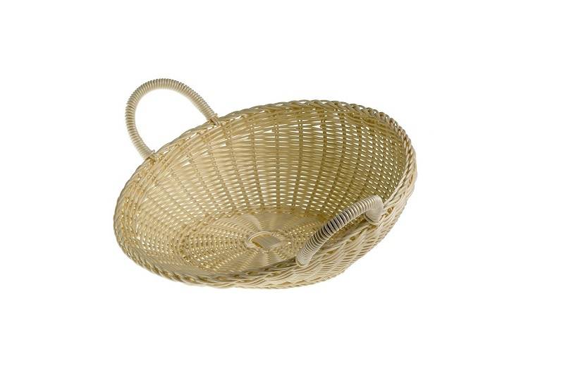 Cestino Tondo Inclinato con Manici Prestige