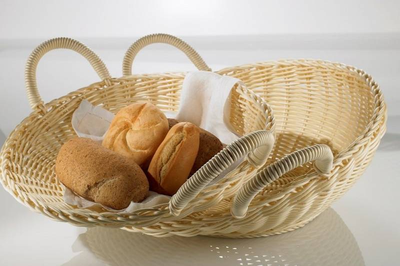 Cestino Tondo Inclinato con Manici Prestige