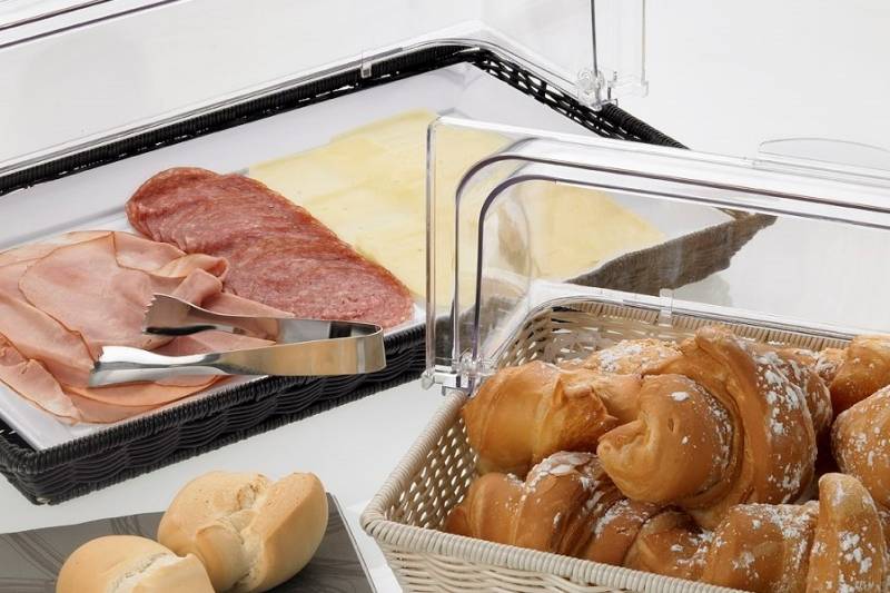 Coperchio in policarbonato per cestini