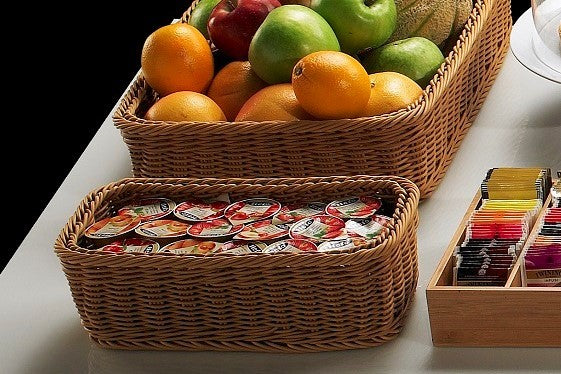 Cestino in polipropilene marrone