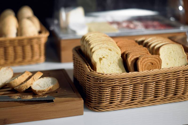 Cestino in polipropilene marrone