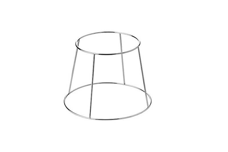 Stand cromato per buffet