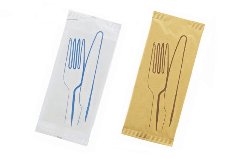 Busta portaposate Dallas con grafica