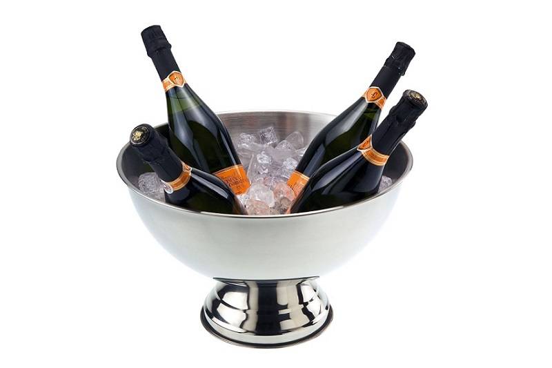 Secchiello champagne in acciaio