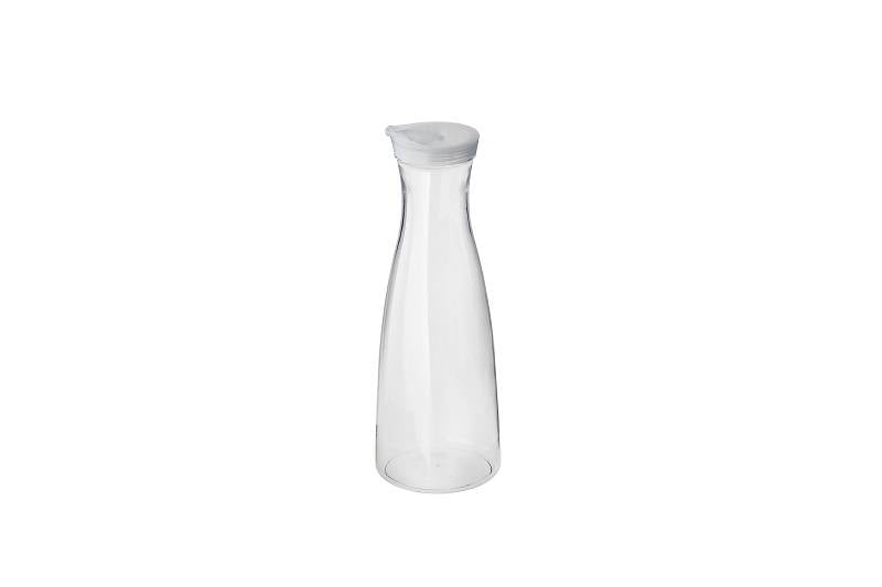 Caraffa in metacrilato con tappo bianco