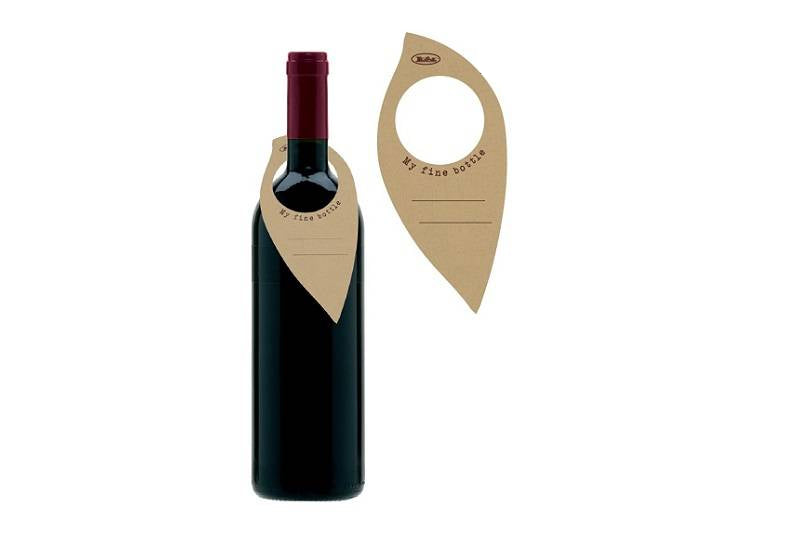 Collarino Bottiglia Carta Linea Havana