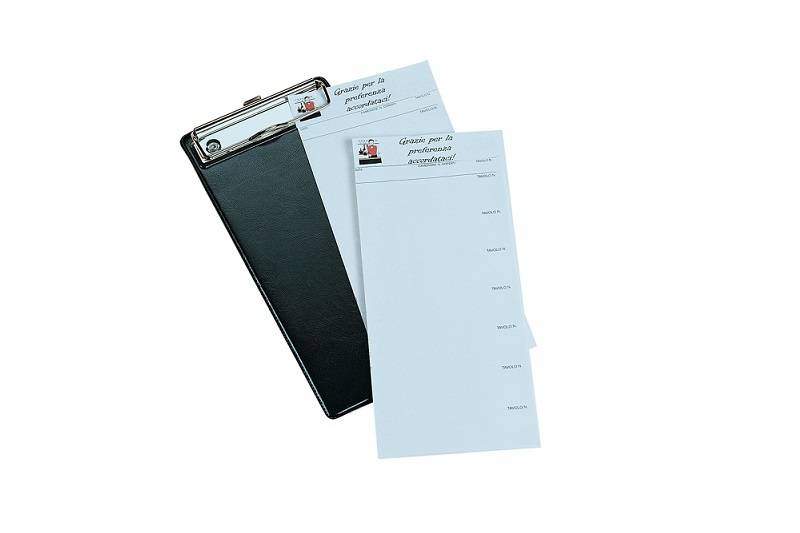 Porta blocco per ordinazioni in similpelle