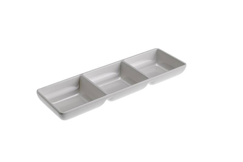 Vaschetta 3 scomparti in melamina Linea Acquamarina