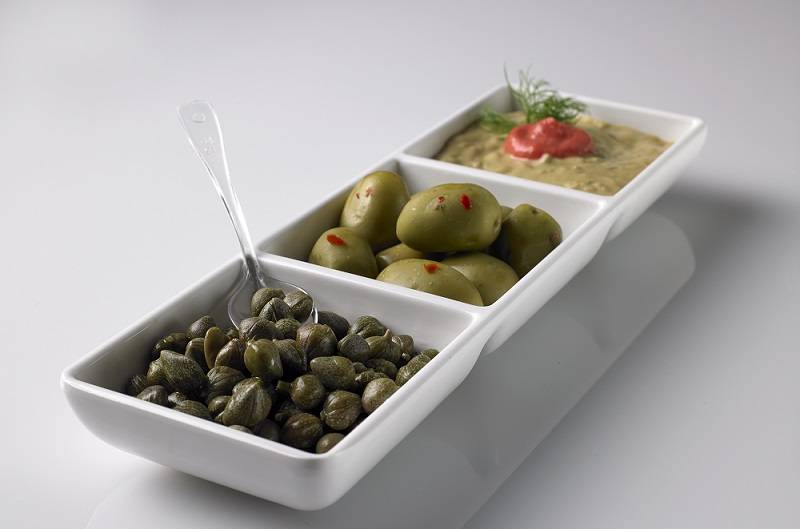 Vaschetta 3 scomparti in melamina Linea Acquamarina