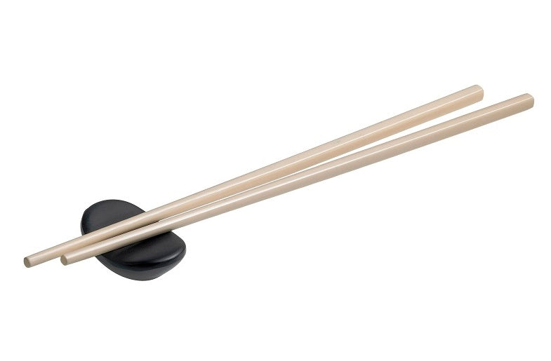 Supporto bacchette sushi in melamina nero