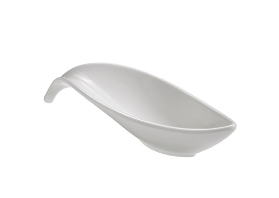 Salsiera in melamina bianca