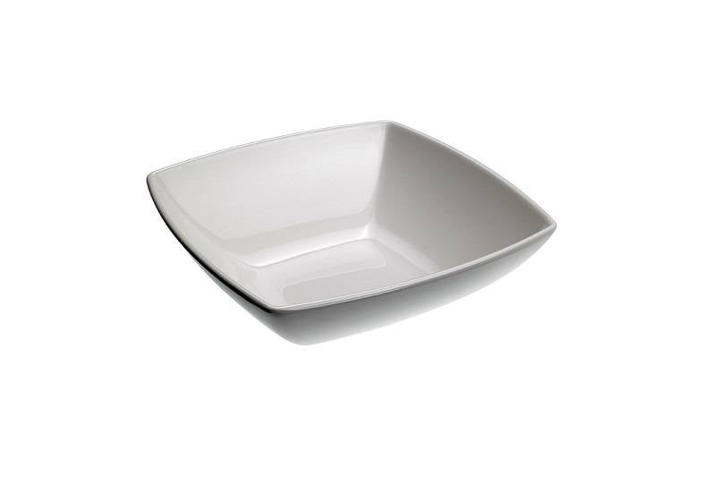 Ciotola quadrata in melamina bianca