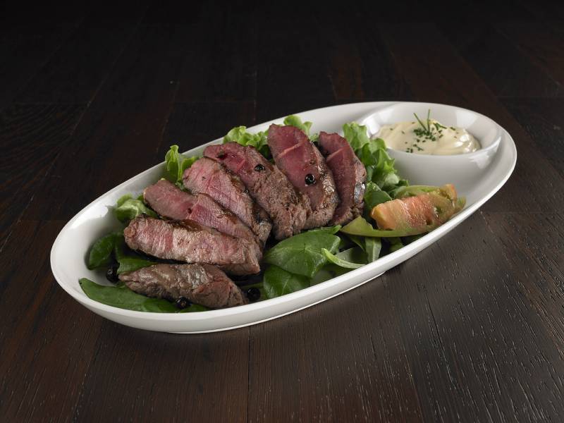 Piatto con salsiera in Melamina