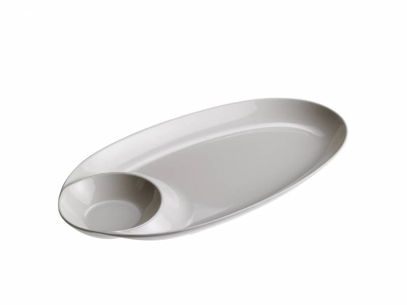 Piatto con salsiera in Melamina