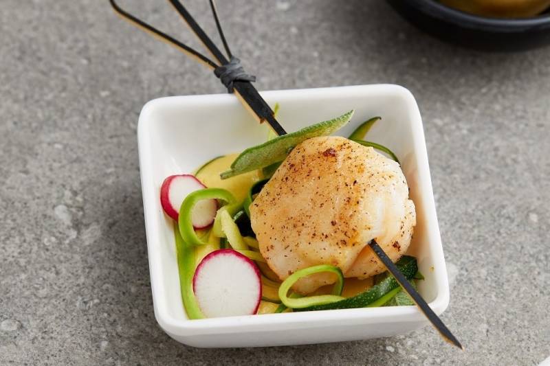 Ciotolina quadrata fingerfood in melamina