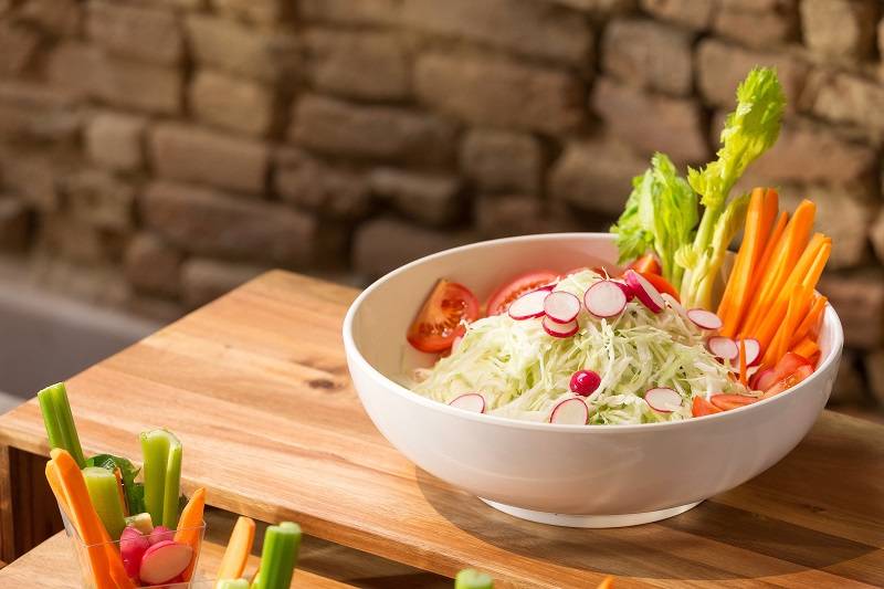 Ciotola in melamina bianca