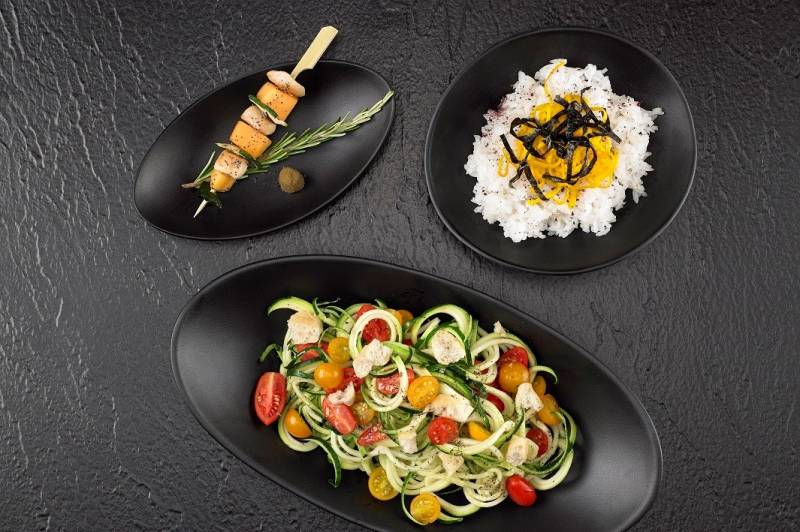 Coppetta nera in melamina