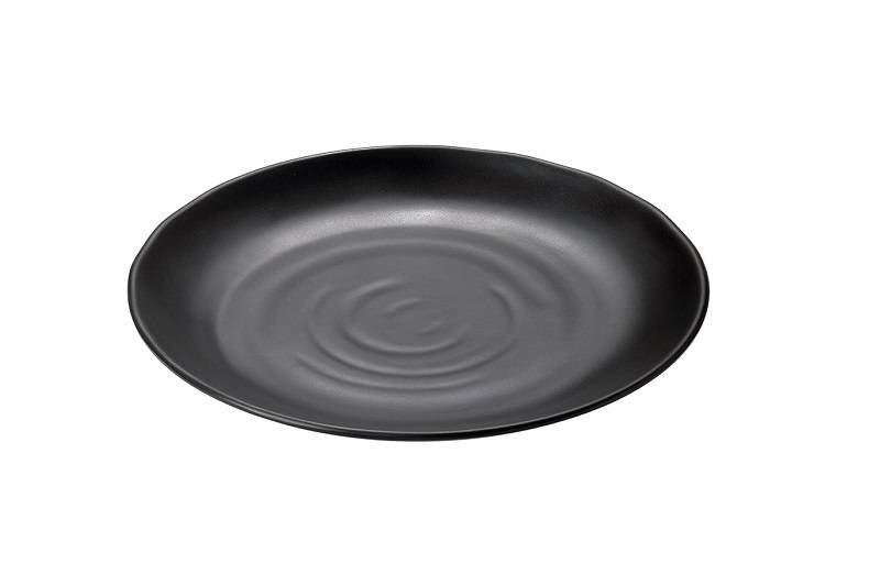 Piatto nero melamina