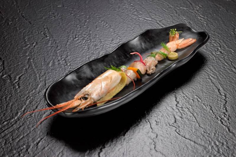 Vassoio Blackstone in melamina nera